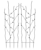 BestNest Set of 2 Gardman Nature Trellises, Antique Rust, 70' H