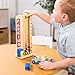 Melissa & Doug Stack & Count Wooden Parking Garage With 10 Cars