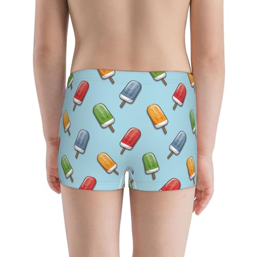 Boys' Cotton Boxer Brief Soft Underwear-Modern Ice Cream3