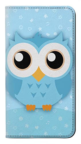 Étui Hibou Bleu pour Samsung S26 Plus : Housse Cuir Intégrale avec Porte-Cartes Pratique