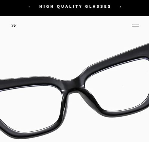 Miniatura 7 de Future Wind Cat Eye Anti Blue Light Gafas Femeninas Retro Square Lente Plana Cara Redonda Cara Lisa Marco de miopía