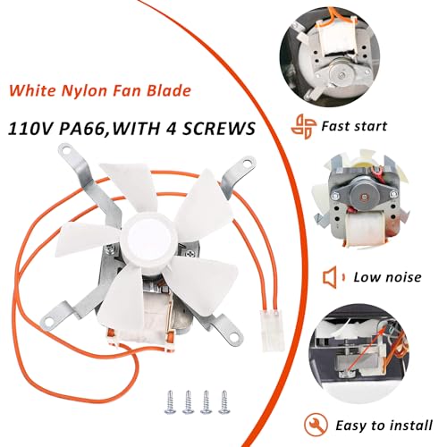 Image of Hisencn Grill Induction Fan Kit, 110V PA66, for Pit Boss and Traeger Grills