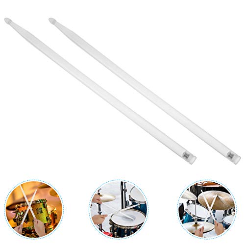 ARTIBETTER 2Pcs Led Baquetas Iluminam Longas Baquetas de Acrílico para Alunos Iniciantes Acessórios