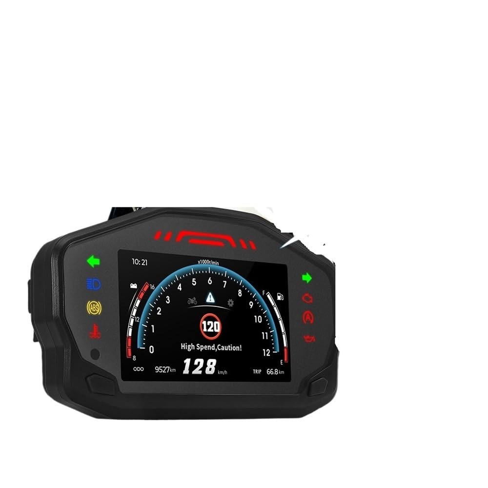 Moto Contachilometri Contachilometri Universale Per Moto Contachilometri Digitale Pannello Strumenti Motore Con Cruscotto Livello Olio Chilometraggio Per 2/4 Cilindri