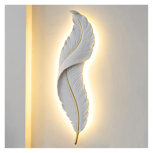 Applique murale LED plume pour créer une ambiance cocooning de chevet dans votre chambre