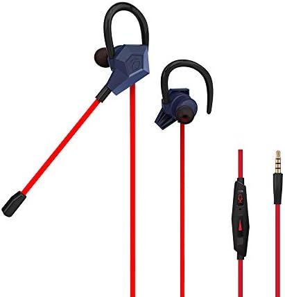 Farsoo in Ear Earphone with Microhphone, Noise Cancelling Stereo Bass Gaming Headphone, Heavy bass Earbuds for Music (Gradually Purple)