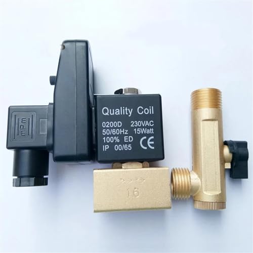 Éliminer condensats eau vanne vidange électrique 24V 16 bar - 3
