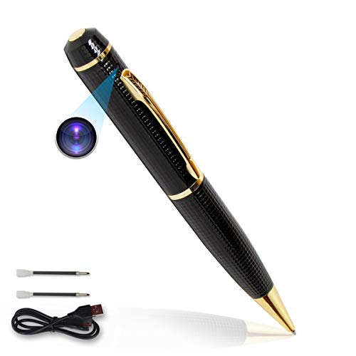 Spy Pen Camera HD 1080P Mini Hidden Camera Portable Digital Video Recorder with Photo Taking, Wireless Security Nanny Cam Pen Camcorder for Office and Classroom Learning