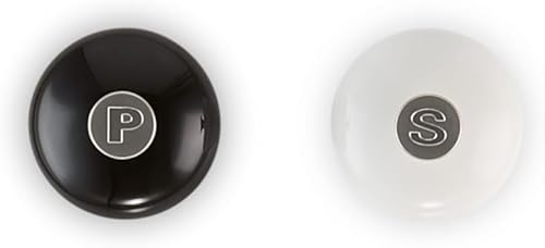 Miniatura 4 de Le Creuset Juego de molinillo de sal y pimienta, 8.0 in x 2.6 in cada uno, blanco y negro