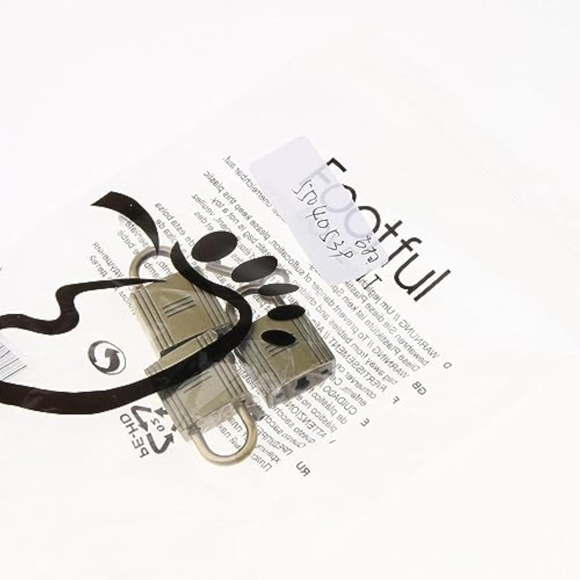 3xCute Security Travel Lock with Key, Dark Gold