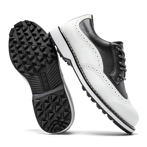 Image of UOFEIY Men's Spikeless Golf Shoes, Lightweight Sneakers