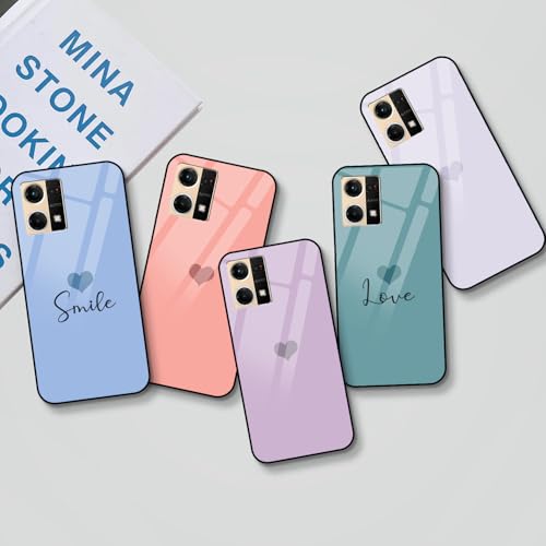 Image of COLORflow Back Cover Compatible with Oppo F21 Pro 4G / F21s Pro 4G | Pastel Hearts Customized | Shockproof TPU Bumper with Camera Protection Back Cover Compatible with Oppo F21 Pro 4G / F21s Pro 4G