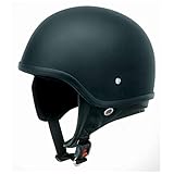 red biker burgenland  Redbike Helm RB-450 Halbschale Retrohelm Roller Chopper matt-schwarz S