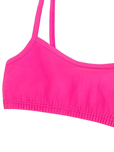 Image of Fruit of the Loom Girls' Cotton Spaghetti Strap Sport Bra