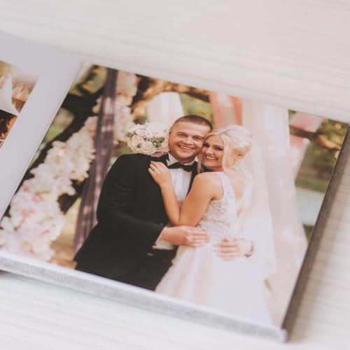 Personalized Photo Album 8x8" Hard Cover - Print Your own Memory Book, Photo Gifts (30 Photos)
