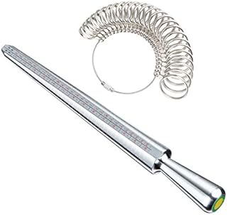 Love&Mini Ring Sizer UK Mandrel Stick Finger Gauge Set Jewelry Ring Finger Sizer Gauge Measure Tool for Women