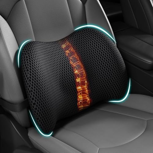 BYMECOST Lumbar Support Pillow for Car, Memory Foam Car Seat Back...