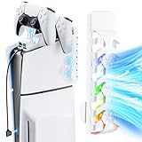 2 ports de charge USB intégrés : doté de 2 ports USB sur le côté, le système de refroidissement mince PS5 charge sans effort 2 autres appareils, tels que le stockage externe, le casque sans fil, les contrôleurs de fil, au-delà de la charge, le ventilateur de refroidissement fin Playstation 5 facilite le transfert de données, la capture d'écran et les mises à jour de la manette PS5. Un cadeau cool pour les joueurs.