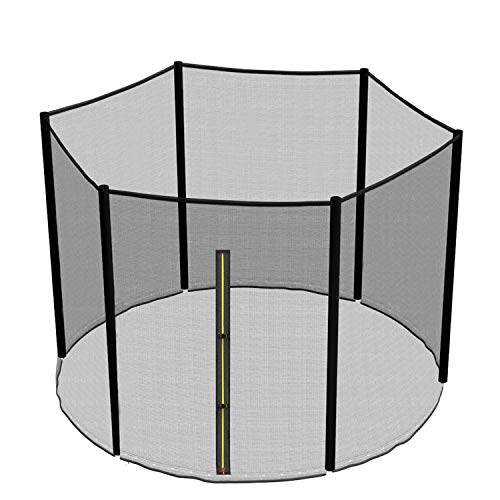 Greenbay Replacement Trampoline Safety Net Enclosure Surround Netting, 8FT - 6 Pole