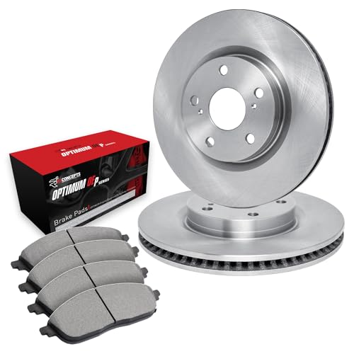 Image of R1 Concepts Front Brake Kit Fits 2013-2019 Nissan Sentra| Optimum Oep Brake Pads and Blank Brake Rotors| 11.0 inch Front