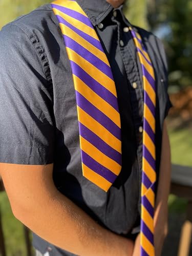 Image of tiemart Men's Striped Tie Standard Length
