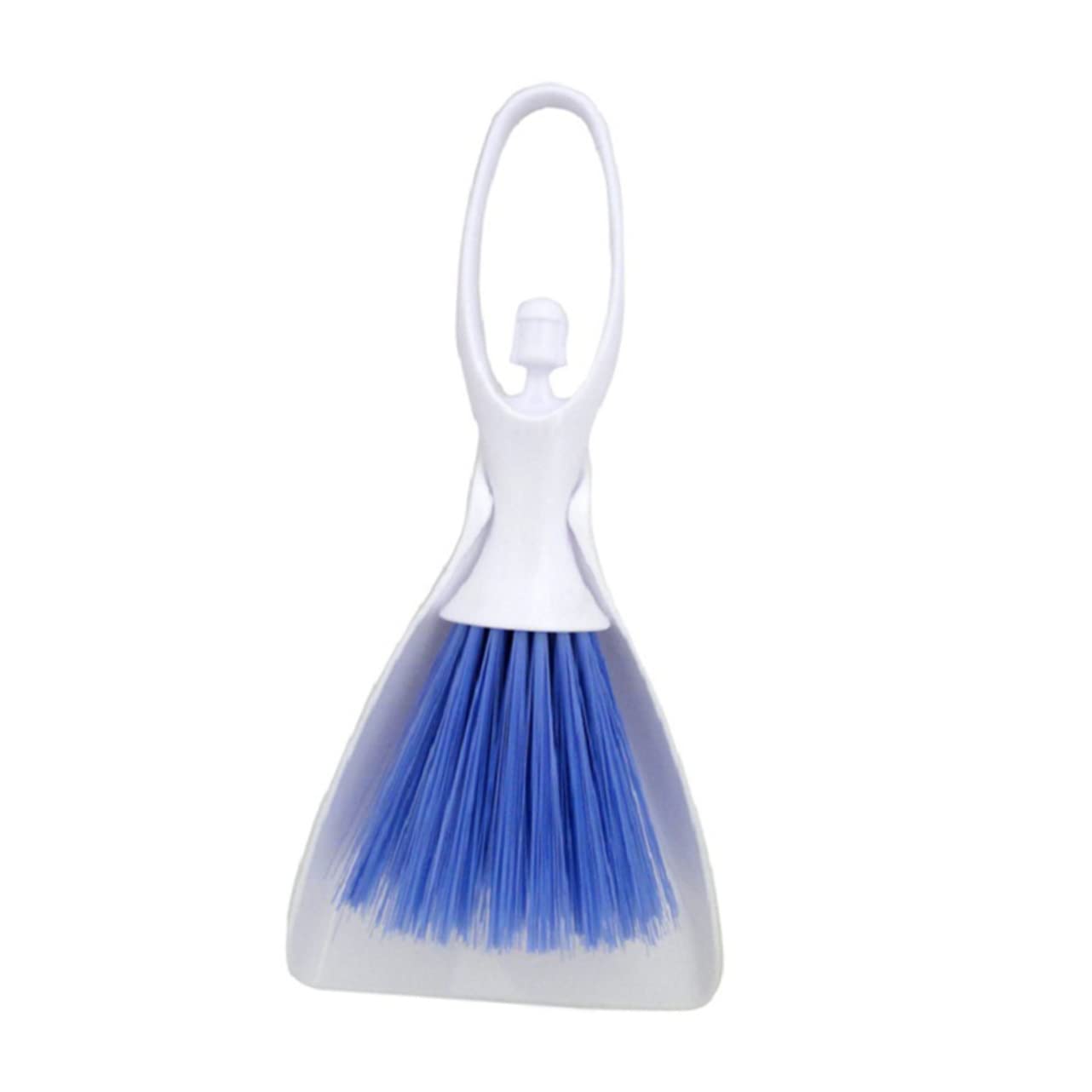 BEBEMOKO Broom and Shovel in One Small Clean Brush Broom Set for Pet Waste High-Impact Plastic Unique Design Daily Use