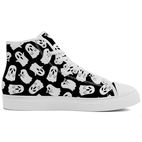 Men's Women's Ghost Shoes High Top Shoes High Top Canvas Sneakers2