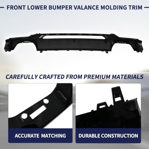 Magimaker Front Lower Bumper Valance Molding Trim Fit for Ford F-150 2024 2025 Replace RL3Z-8419-AA RL3Z8419AA Front Bumper Cover Insert Panel | w/Clips (Gloss Black) by Magimaker - Used condition - Image 7