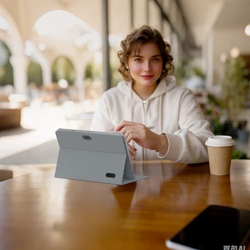 Image of HOTTABLET Tablet 7Inch Android 14.0 with Protective Case, 8GB(3+5GB Expand) RAM+ 32GB ROM, IPS Screen, Dual Camera, Bluetooth 5.0 WiFi Tab (Gray)