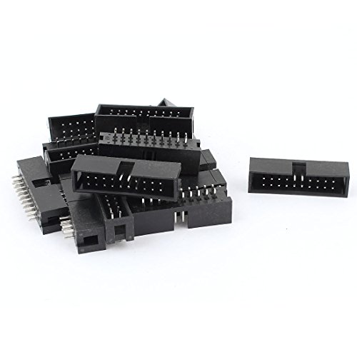 Aexit 15 Pcs Conectores IDC Socket 20 Pin 2.54mm miniatura 1