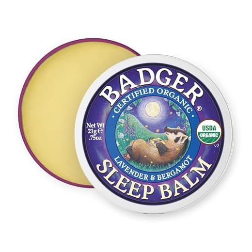 Badger Balm sommeil (lavande et bergamote) [0,75 oz Tin]
