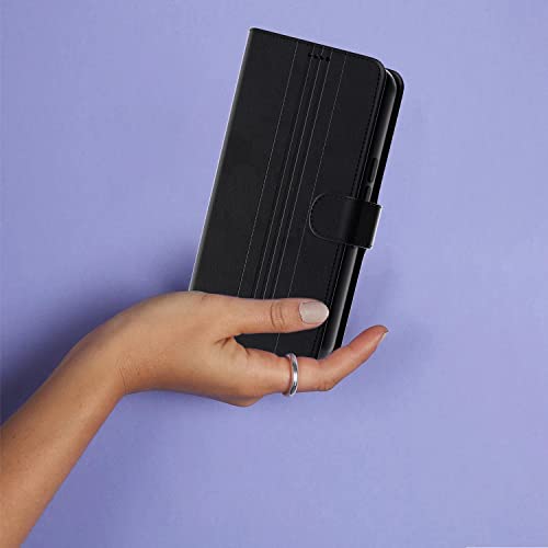 Image of U-Case Compatible with Xiaomi Redmi A2 Lite /Xiaomi Redmi 6 Pro Flip Cover | Leather Finish | Inside Pockets & Inbuilt Stand | Shockproof Wallet Style Magnetic Closure Back Cover Case