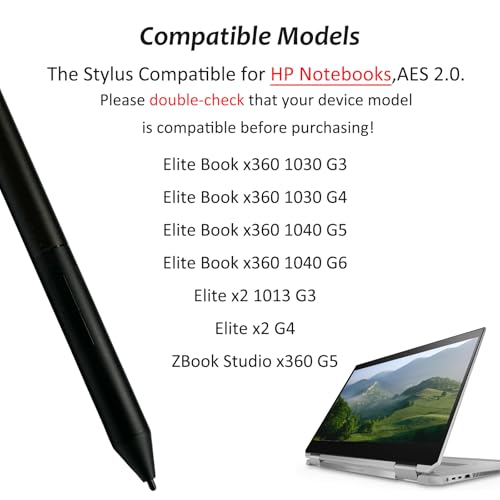 Stylet G3 rechargeable à haute précision pour HP EliteBook - 2