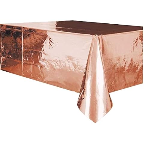 Elegant Rose Gold Table Cover for Events Cover