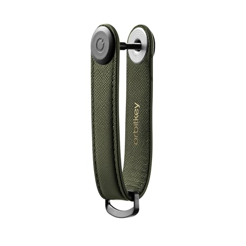 Image of orbitkey Men's Parent - Saffiano Leather Key Chain