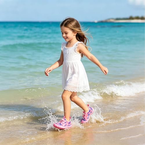 Image of Quickshark Kids Water Shoes Boys Girls Barefoot Aqua Socks Outdoor Indoor Quick Dry Sandals Lightweight Slip On Walking Sneakers for Beach Pool Swim (Little Kid /Big Kid)