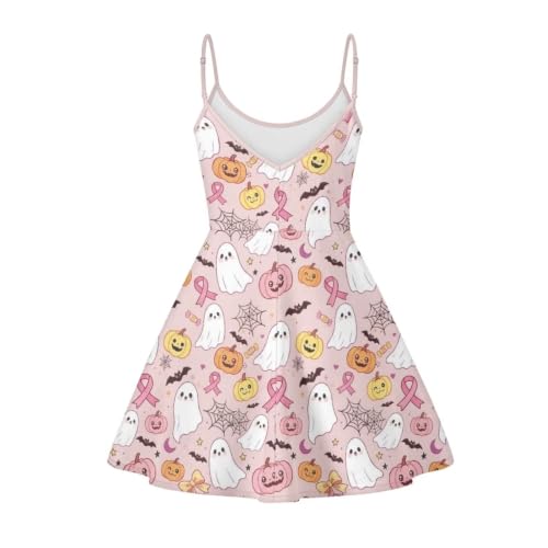 Image of Cozeyat Women Girls Summer Sleeveless Dress Casual Swing Beach Cover Up Knee Length Dresses,Large Size XS-4XL
