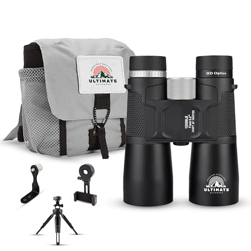 Binoculares Ultimate Outdoors 12x50 HD para adultos miniatura 1