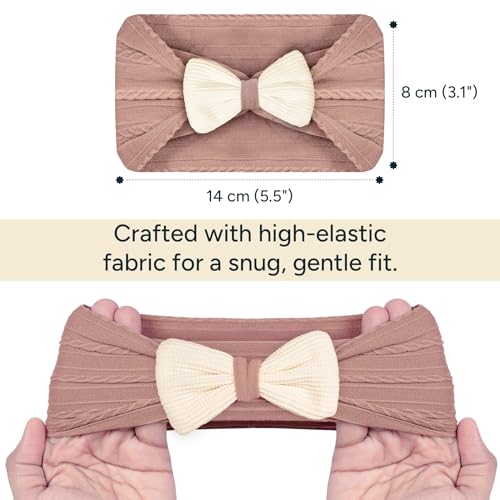 Image of Nintara Baby Hairband - Stretchable, Lightweight Accessory for Newborns