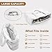 NAARIIAN Puffer Tote Bag for Women, Lightweight Quilted Puffy Shoulder Handbag with Adjustable Shoulder Strap, Puffer Bag Satchel Puffer Purse Handbag for Work,Travel, Gym(white)