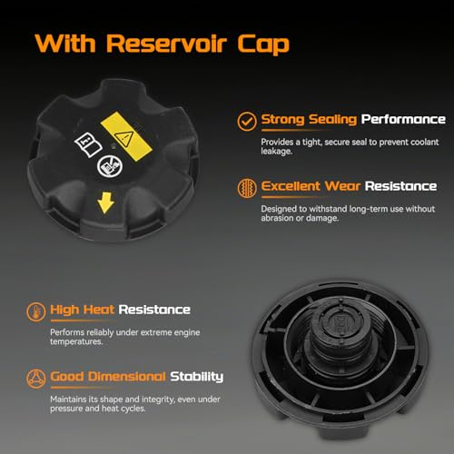 Depósito de desbordamiento resistente para BMW 528i L4 2012 a 2016 3