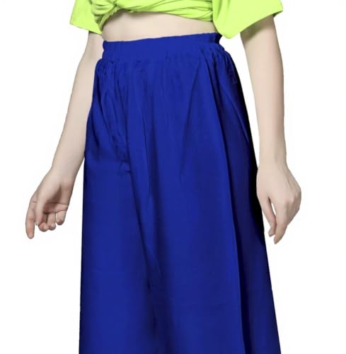 Image of Pranjal Women's Premium Regular Fit Rayon Palazzo - Free Size, Fits Up to 2XL, Stylish & Comfortable (Plazo P)