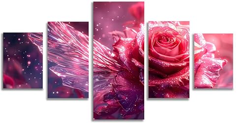 Broderie diamant rose 5 pack pour occuper vos soirées et réduire le stress