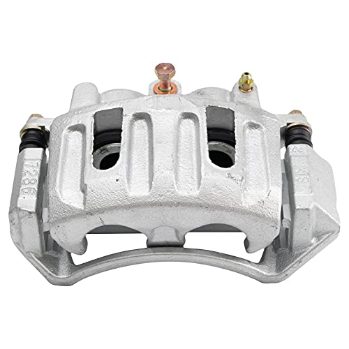 Image of TRQ Front Right Brake Caliper w /Bracket Passenger Side | For 1997-2001 Ford F-150 2002 Lincoln Blackwood