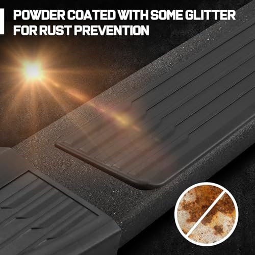 Estribos Running Boards 6 Inch para Nissan Titan Crew Cab miniatura 2