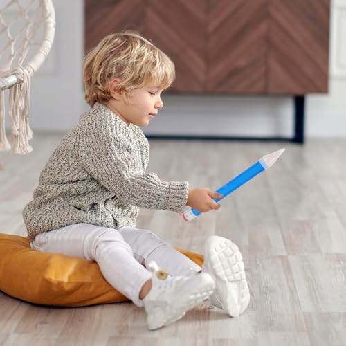 COHEALI 2 lápices jumbo de madera para preescolar miniatura 4