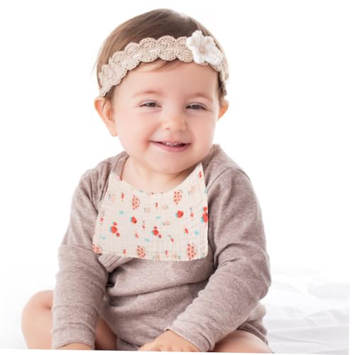 Serviettes en coton absorbant pour peau sensible protégeant le visage de bébé - 6