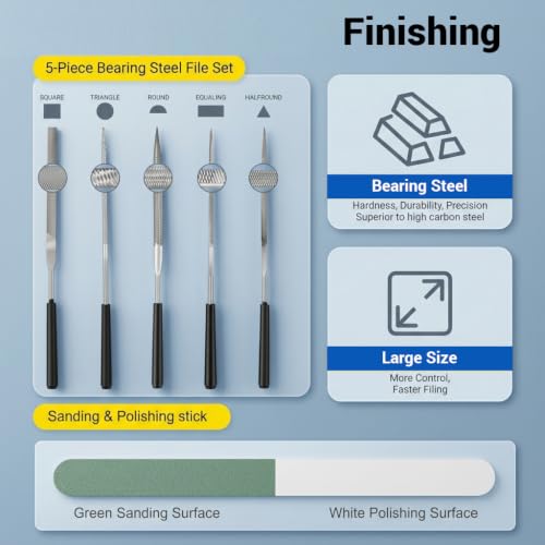 Image of Serplex 3D Printer Tools Kit with Nozzle Cleaning Needles Deburring Tools Scraper Files Tweezers and Printing Accessories for FDM and SLA 3D Printers