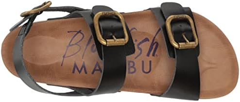 Blowfish Malibu Women's Munich Sandal, Black Dyecut, 8 | Image 4