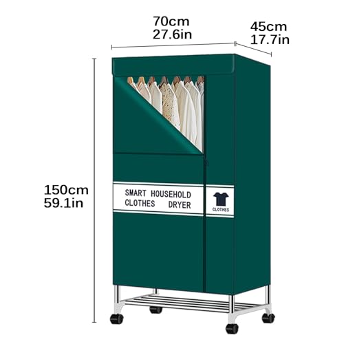 Draagbare Droger, 1100 W Elektrische Wasdroger, Verwarmde Wasdroger voor Thuis en Appartementen, Energiezuinig - Image 3